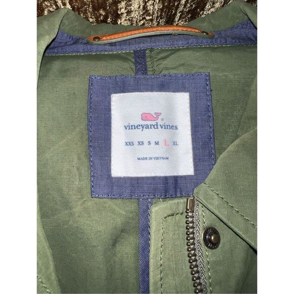 Women’s Army Green Military/Utility Barn Jacket LARGE - Picture 3 of 8